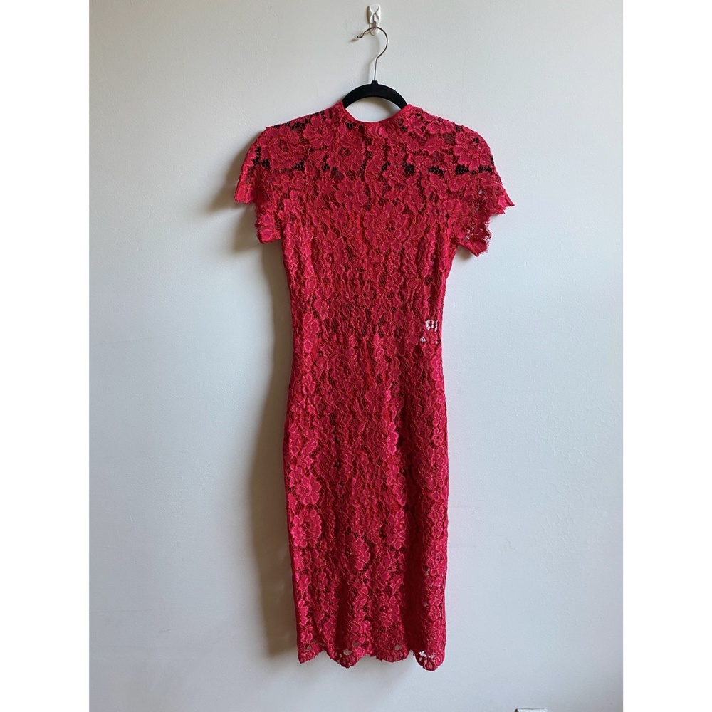Alexis Red Lace Leona Dress - size S